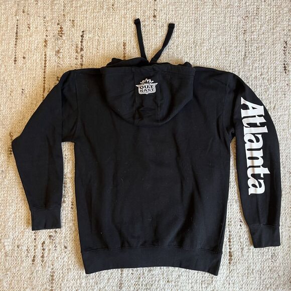 RARE Mitchell & Ness OUTKAST Atlanta Hawks Pullover Hoodie NBA Falcons Braves M - Picture 5 of 5